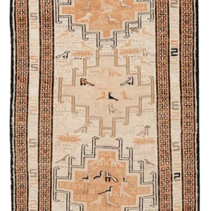 Kelim Seide Teppich 107x63cm
