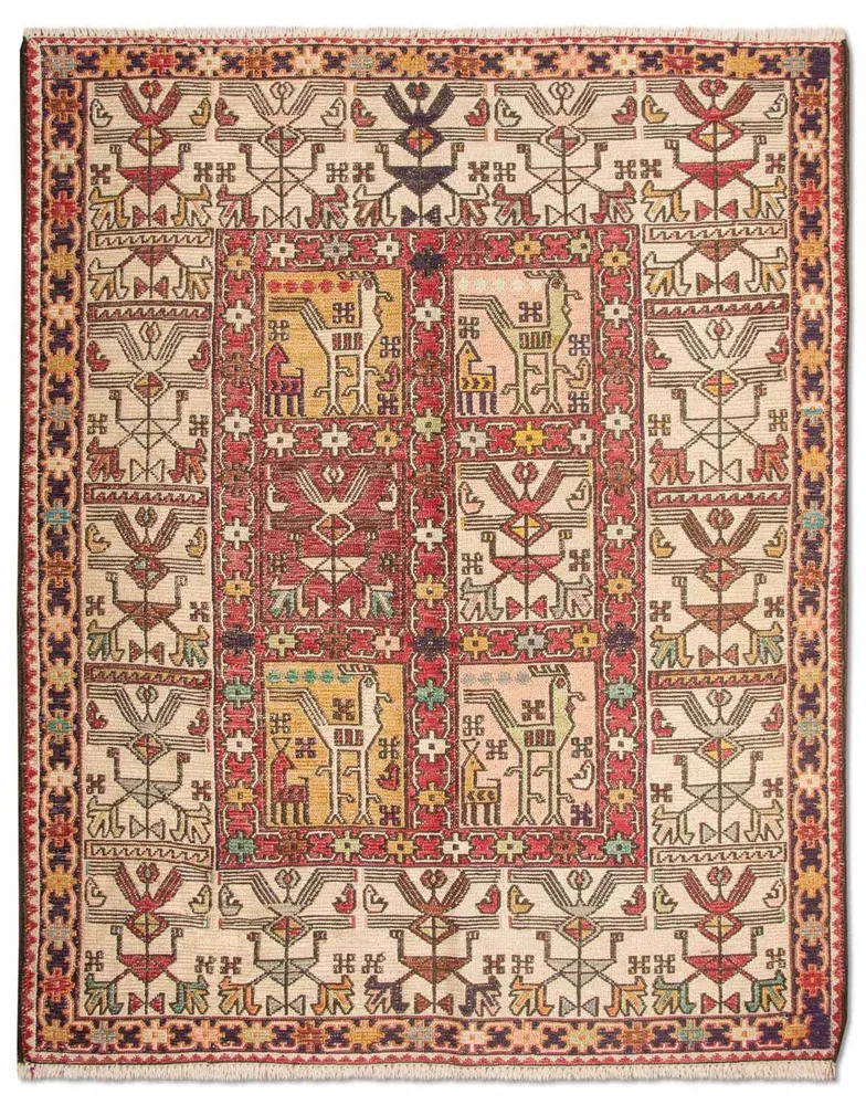 Kelim Seide Teppich 97x75cm
