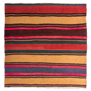 Kelim Teppich - Old 175 x 170 cm - mehrfarbig