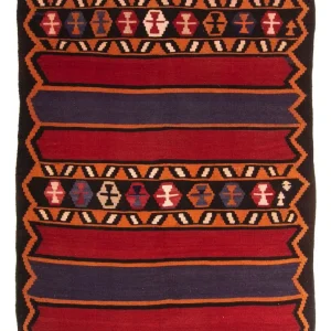 Kelim Teppich - Old 180 x 145 cm - mehrfarbig
