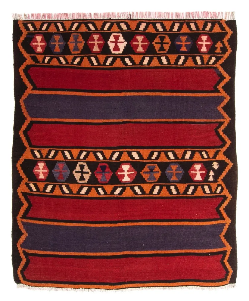 Kelim Teppich - Old 180 x 145 cm - mehrfarbig