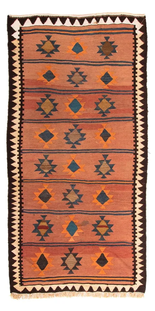 Kelim Teppich - Old 260 x 140 cm - mehrfarbig