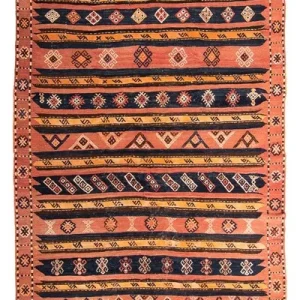 Kelim Teppich - Old 270 x 160 cm - mehrfarbig