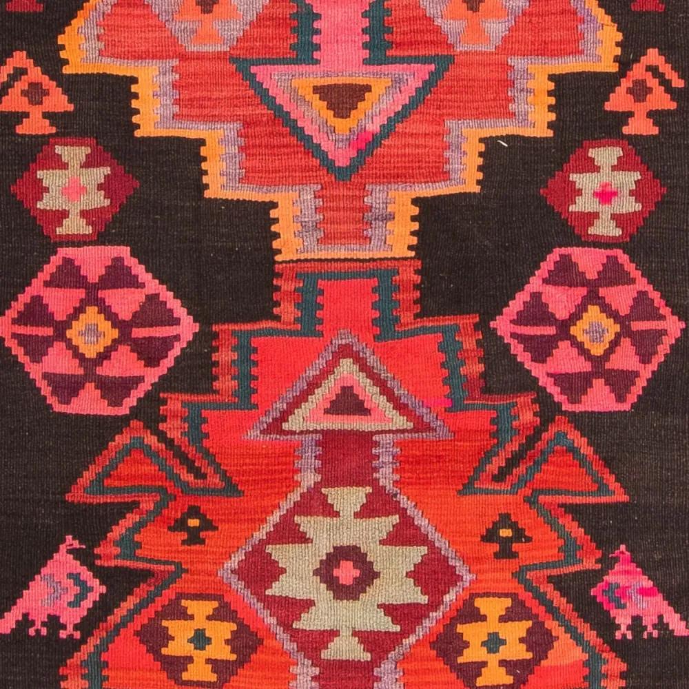 Kelim Teppich - Old 335 x 150 cm - mehrfarbig