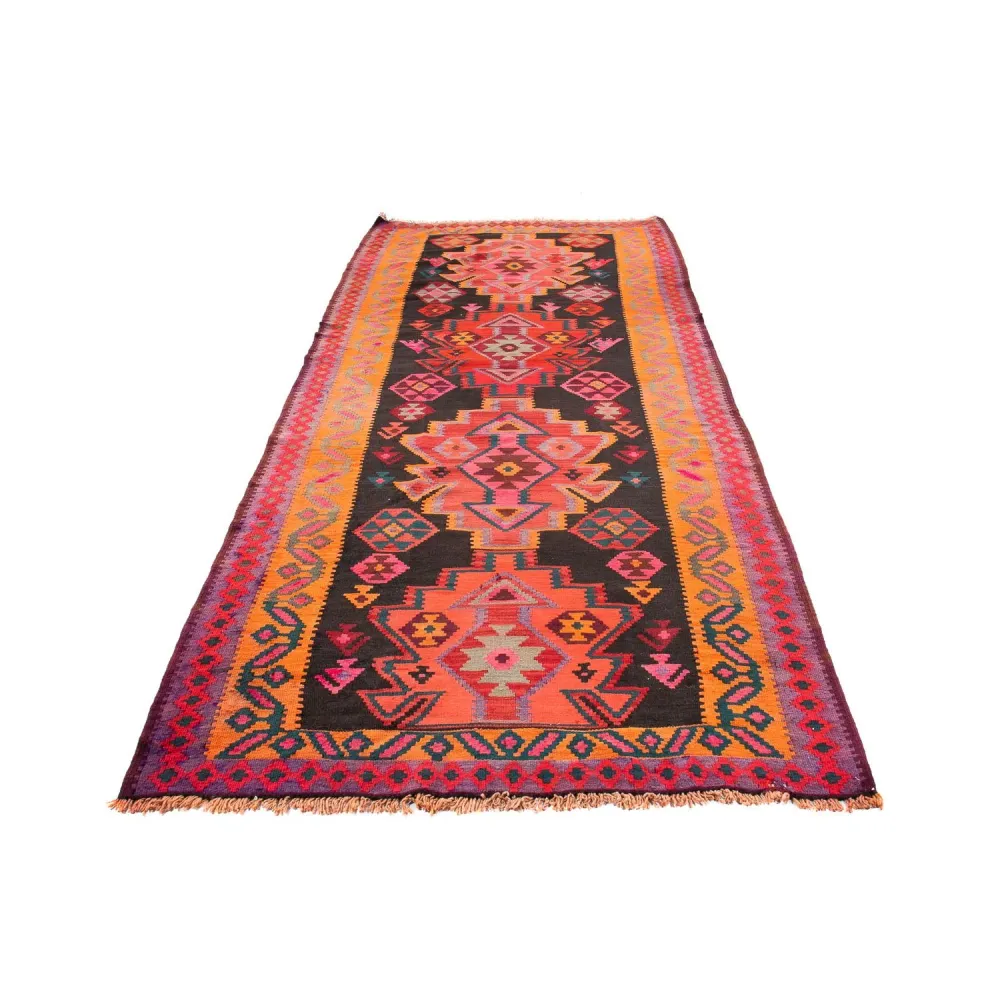 Kelim Teppich - Old 335 x 150 cm - mehrfarbig