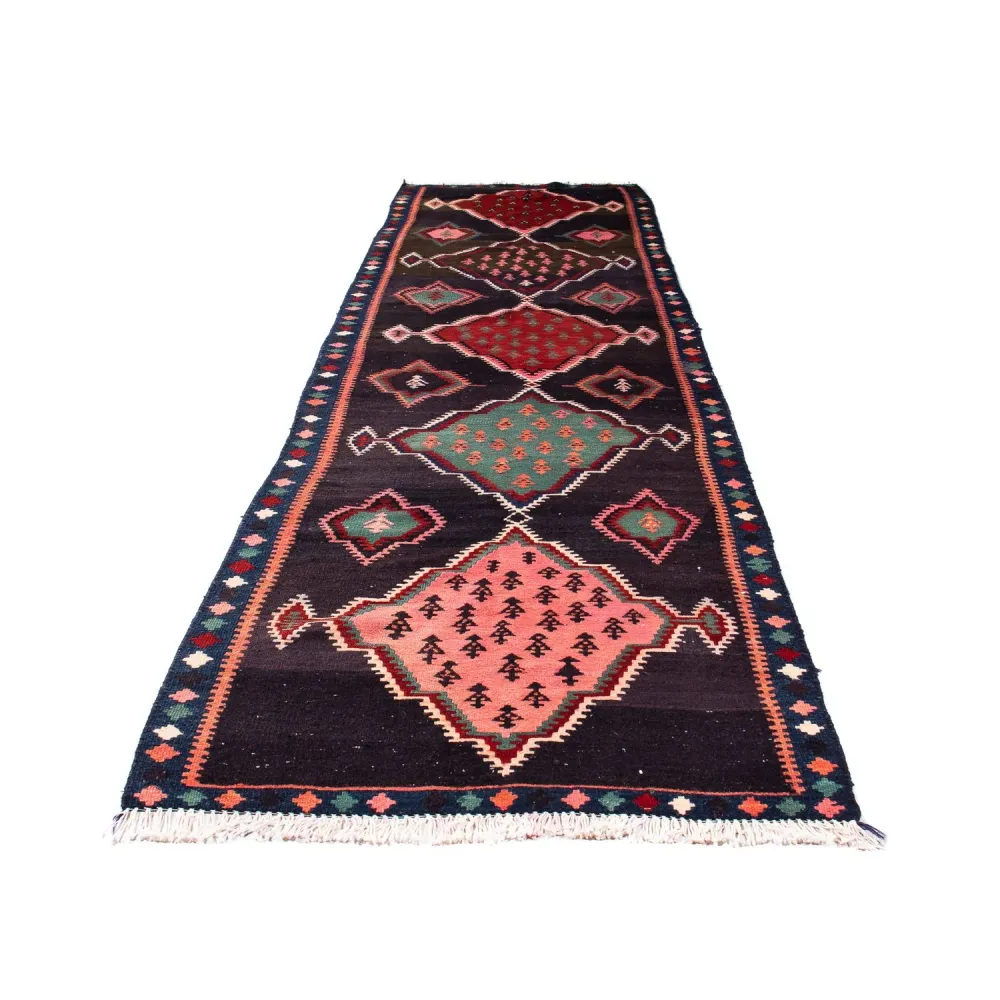 Kelim Teppich - Old 370 x 100 cm - mehrfarbig
