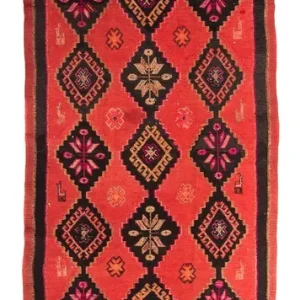 Kelim Teppich - Old 400 x 140 cm - mehrfarbig