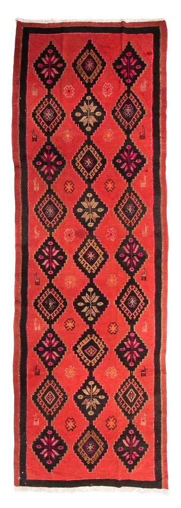 Kelim Teppich - Old 400 x 140 cm - mehrfarbig