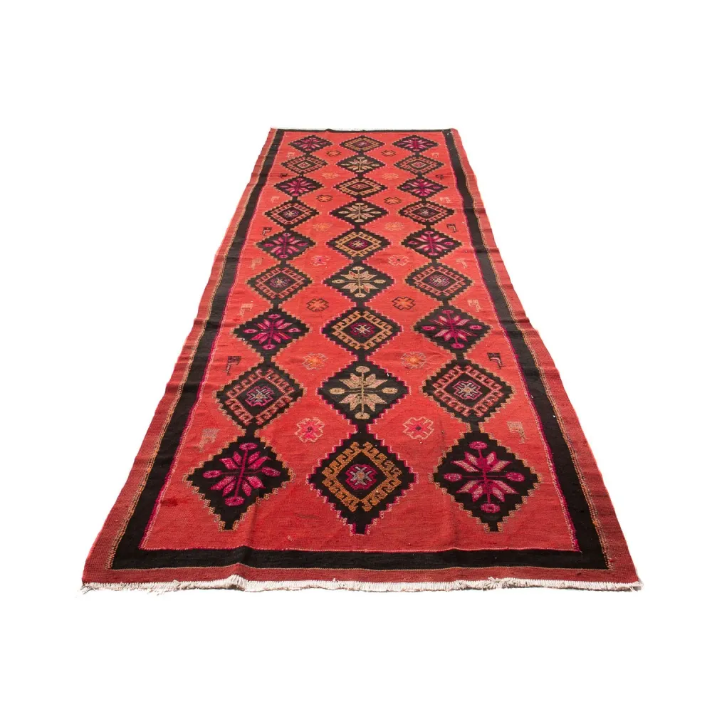 Kelim Teppich - Old 400 x 140 cm - mehrfarbig