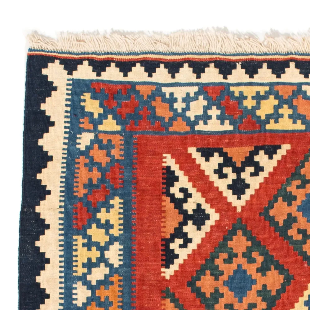 Kelim Teppich - Oriental 105 x 101 cm - rot