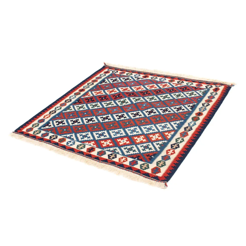 Kelim Teppich - Oriental 105 x 103 cm - blau