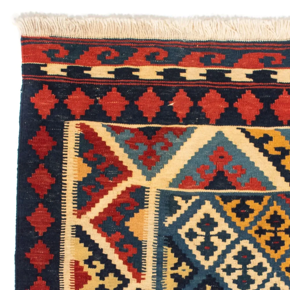 Kelim Teppich - Oriental 110 x 109 cm - rot