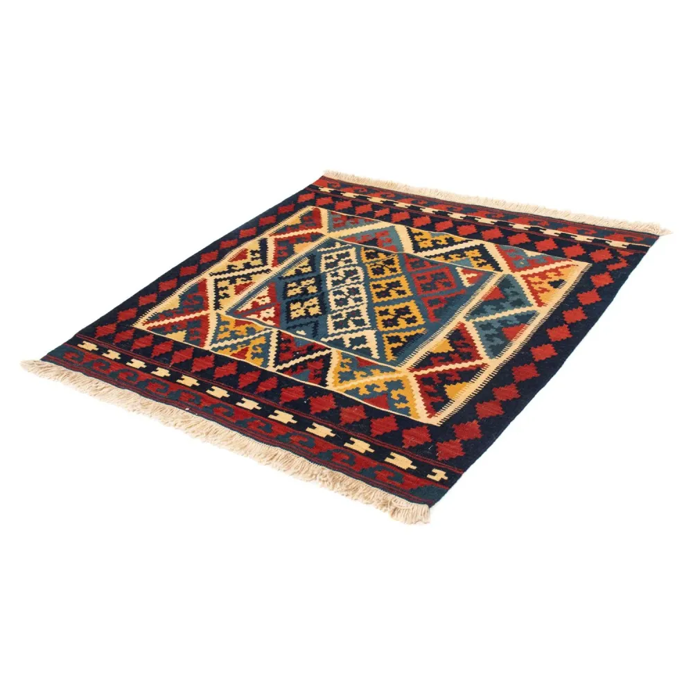Kelim Teppich - Oriental 110 x 109 cm - rot