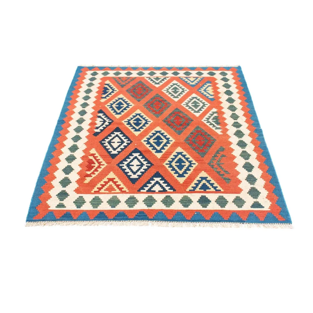 Kelim Teppich - Oriental 140 x 105 cm - rot