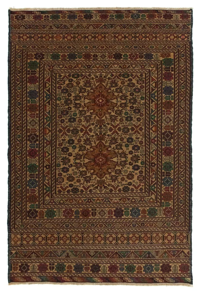 Kelim Teppich - Oriental 142 x 96 cm - mehrfarbig