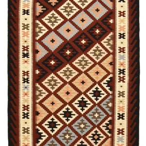 Kelim Teppich - Oriental - 146 x 102 cm - mehrfarbig