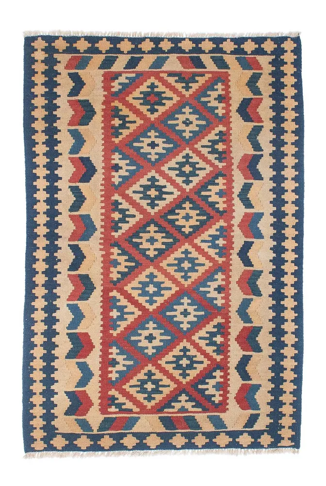 Kelim Teppich - Oriental 157 x 106 cm - mehrfarbig