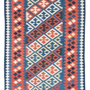 Kelim Teppich - Oriental 170 x 115 cm - blau