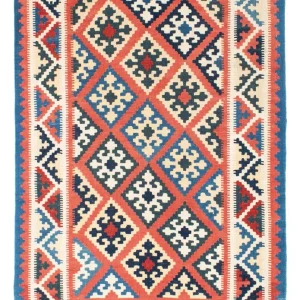 Kelim Teppich - Oriental 171 x 123 cm - hellrot