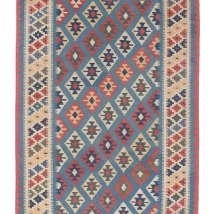 Kelim Teppich - Oriental 174 x 123 cm - blau