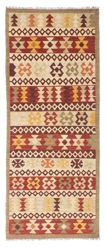 Kelim Teppich - Oriental 194 x 75 cm - mehrfarbig