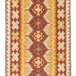 Kelim Teppich - Oriental 195 x 65 cm - rost