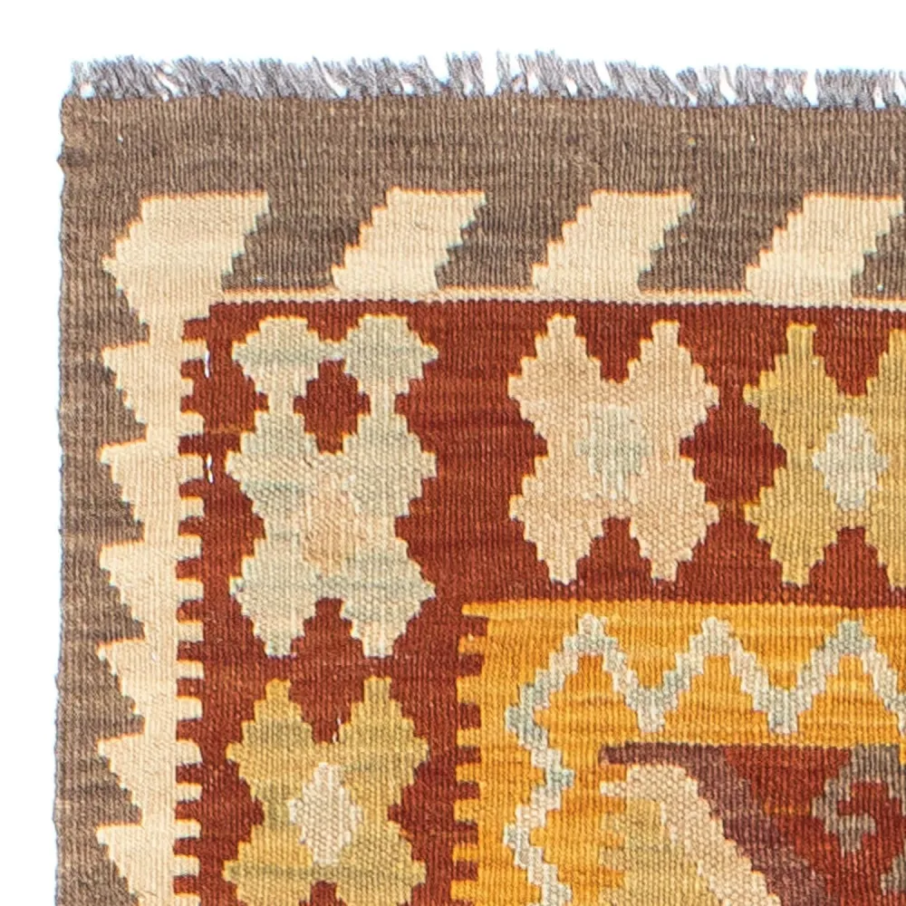 Kelim Teppich - Oriental 195 x 65 cm - rost