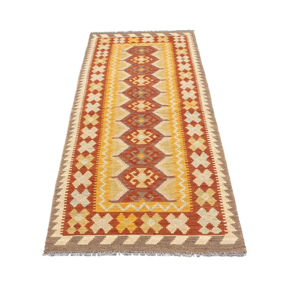 Kelim Teppich - Oriental 195 x 65 cm - rost