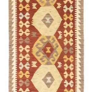Kelim Teppich - Oriental 195 x 67 cm - rost