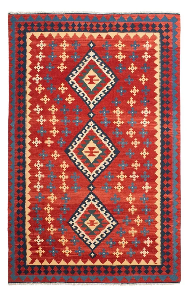 Kelim Teppich - Oriental 314 x 204 cm - rot