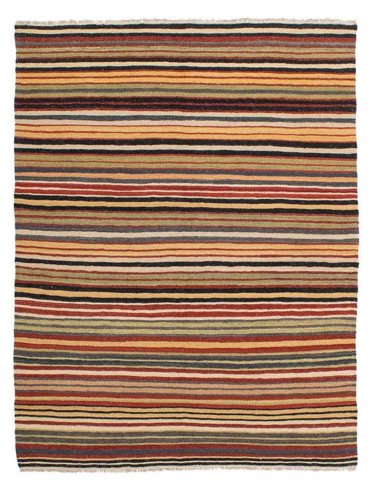 Kelim Teppich - Splash 195 x 152 cm - mehrfarbig