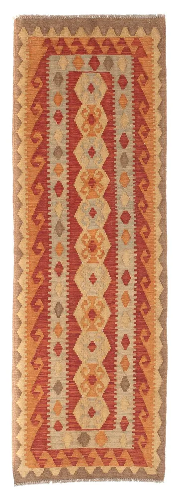 Kelim Teppich - Splash 196 x 63 cm - mehrfarbig