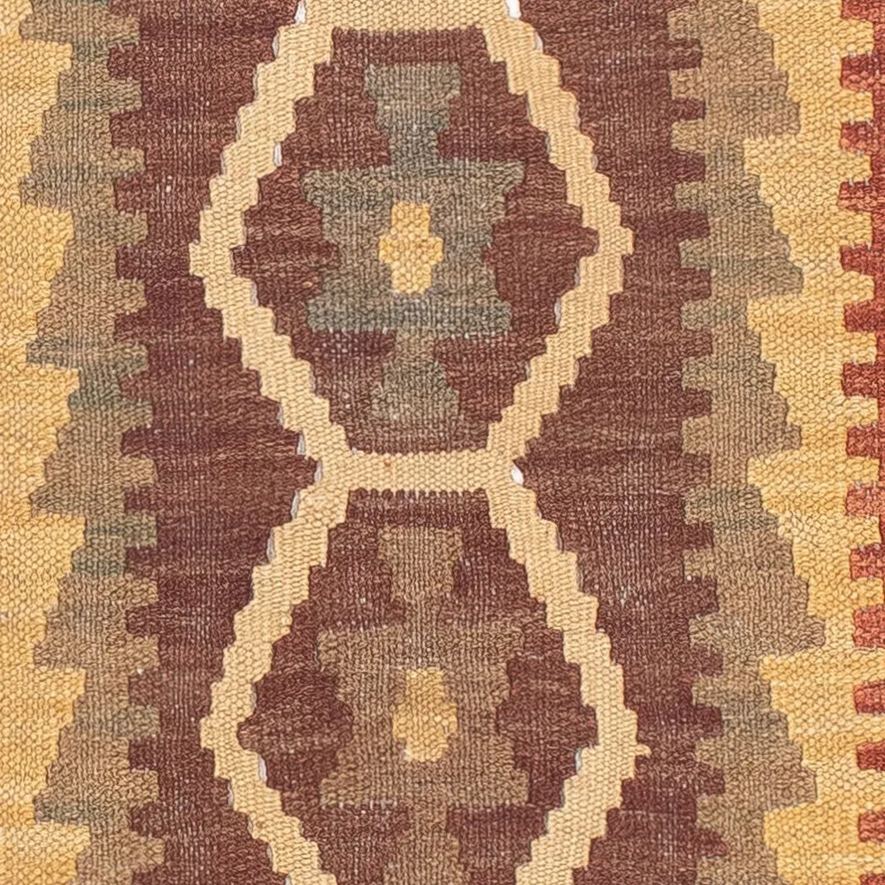Kelim Teppich - Splash 201 x 67 cm - mehrfarbig