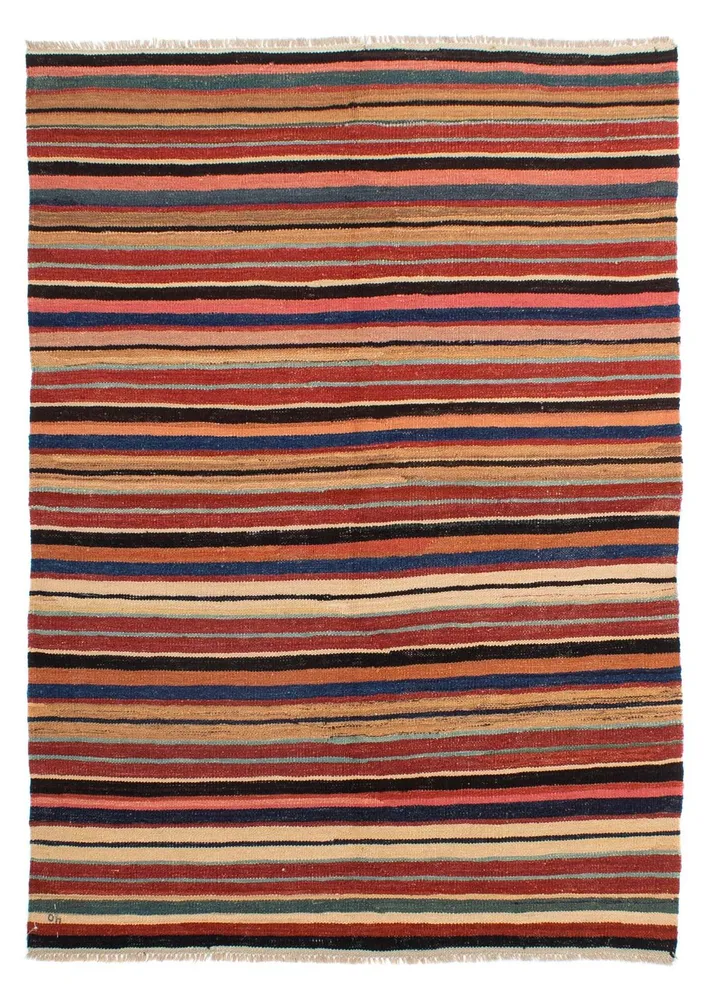 Kelim Teppich - Splash 204 x 145 cm - mehrfarbig