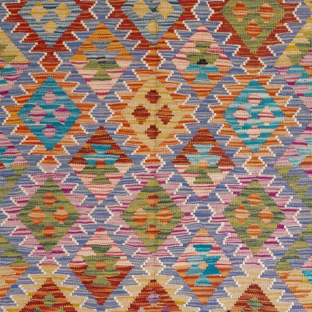 Kelim Teppich - Splash - 204 x 148 cm - mehrfarbig