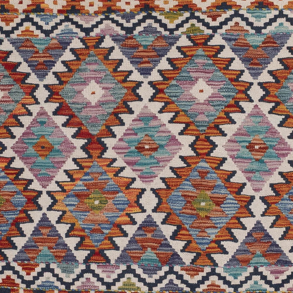 Kelim Teppich - Splash - 253 x 176 cm - mehrfarbig