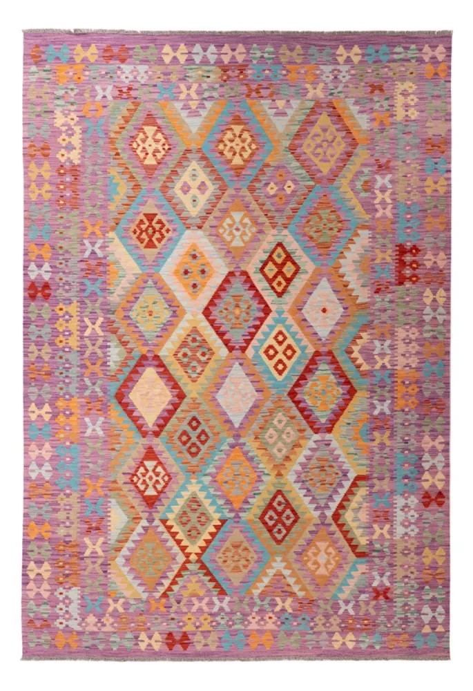 Kelim Teppich - Splash - 300 x 203 cm - mehrfarbig
