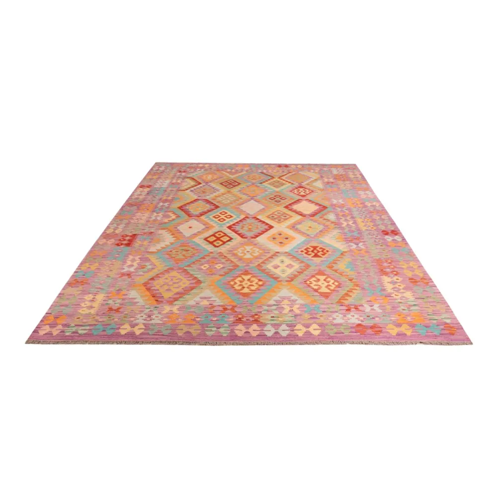 Kelim Teppich - Splash - 300 x 203 cm - mehrfarbig
