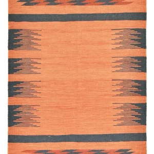 Kelim Teppich - Trendy - 137 x 98 cm - mehrfarbig
