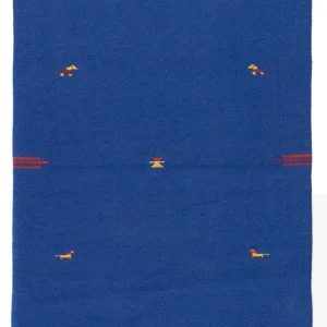 Kelim Teppich - Trendy 180 x 120 cm - blau