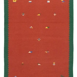 Kelim Teppich - Trendy 180 x 120 cm - rot