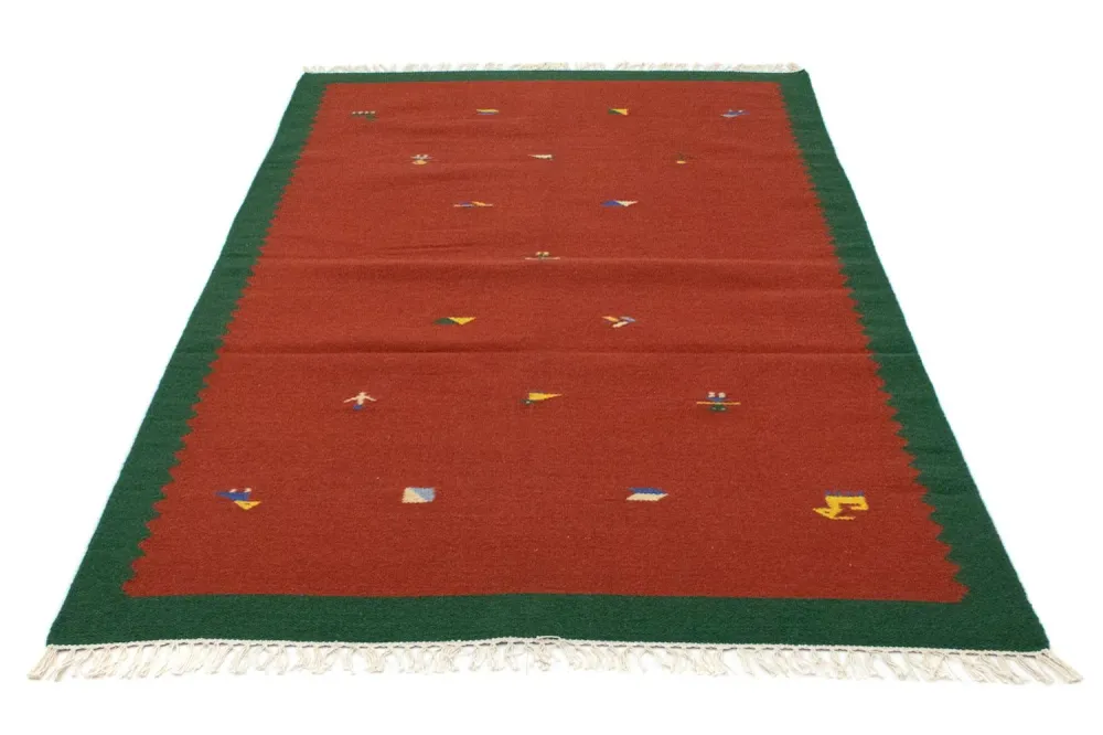 Kelim Teppich - Trendy 180 x 120 cm - rot