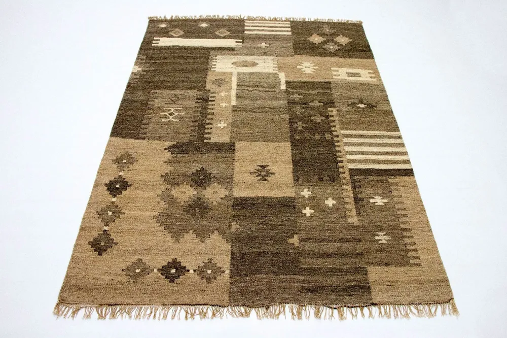 Kelim Teppich - Trendy 200 x 140 cm - mehrfarbig
