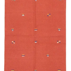 Kelim Teppich - Trendy 200 x 140 cm - orange