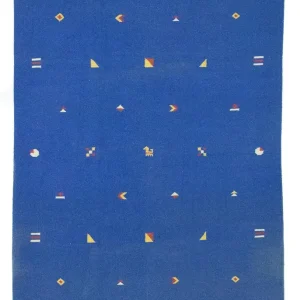 Kelim Teppich - Trendy 300 x 200 cm - blau