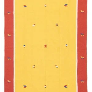 Kelim Teppich - Trendy 300 x 200 cm - gelb