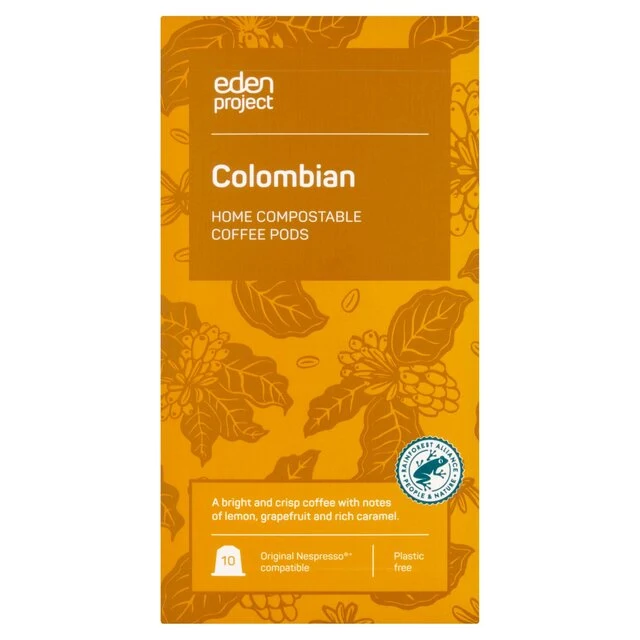 Eden Project Home Compostable Nespresso -Kapseln Kolumbien 10 pro Pack