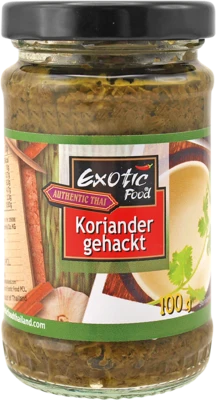 Exotic Food Koriander gehackt Sojabohnenöl 100g