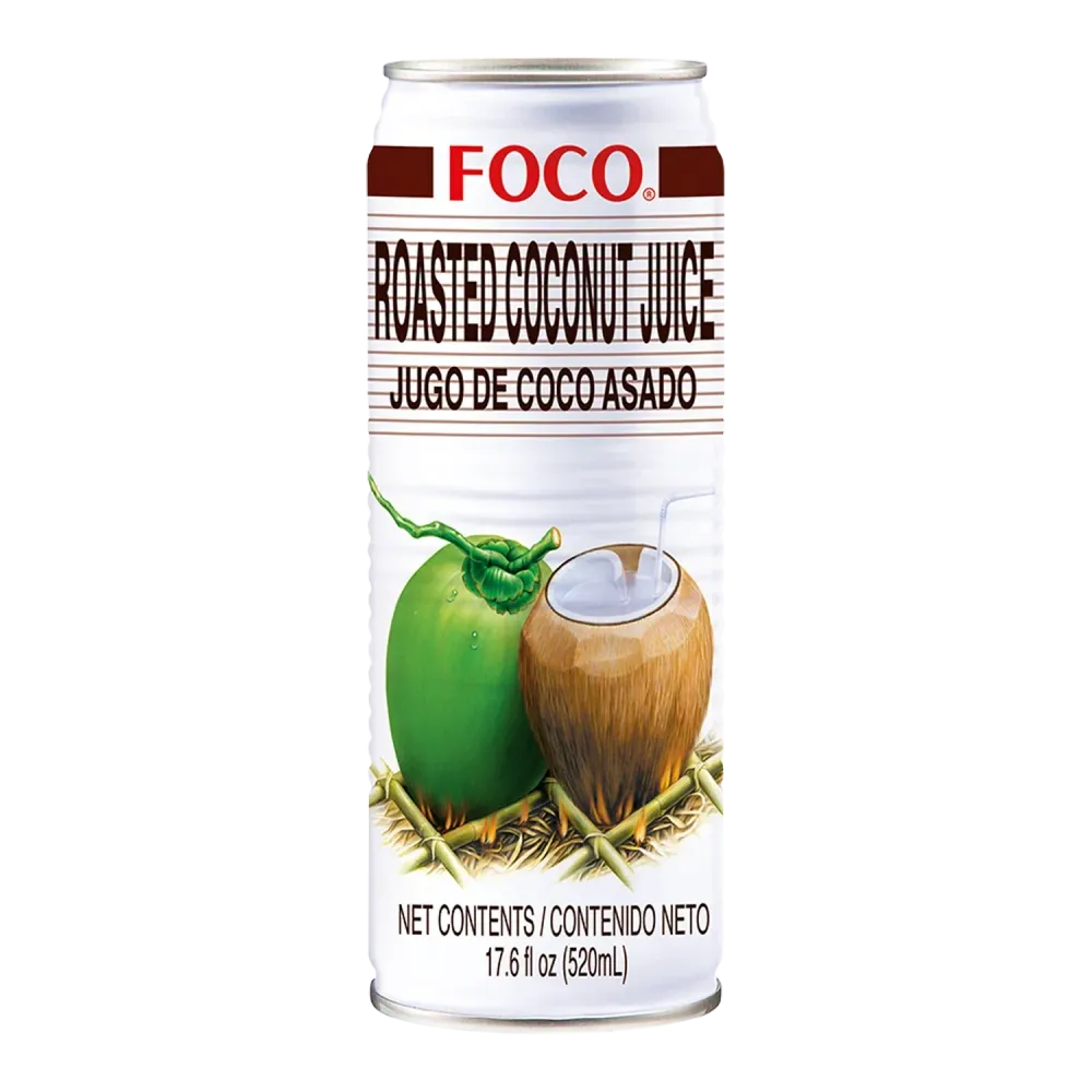 FOCO Kokosnusssaft mit Röstgeschmack 520ML