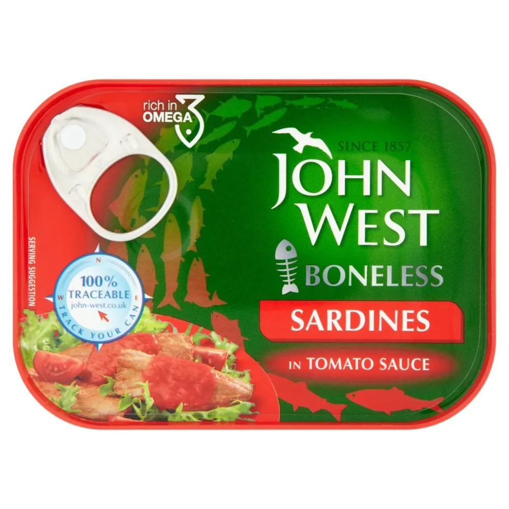 John West Knochenlose Sardinen Tomatensauce 95G